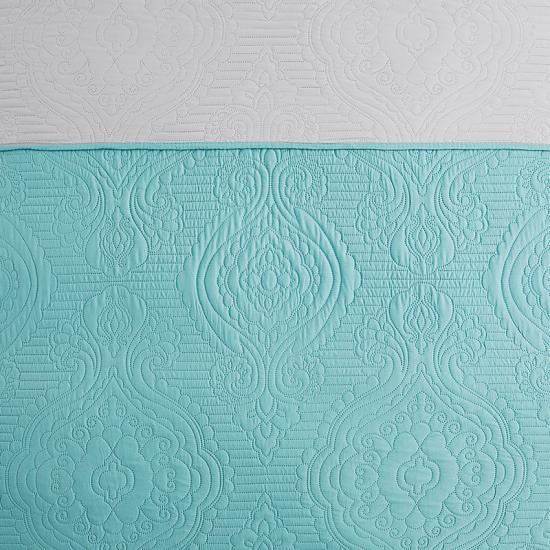 Copriletto reversibile damascato goffrato cxmicrotex