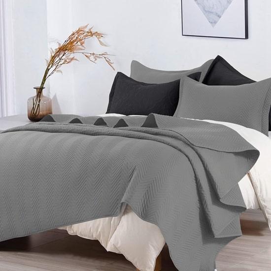 cxmirotex Set trapunta e copriletto Pinsonic per tutte le stagioni 3PC