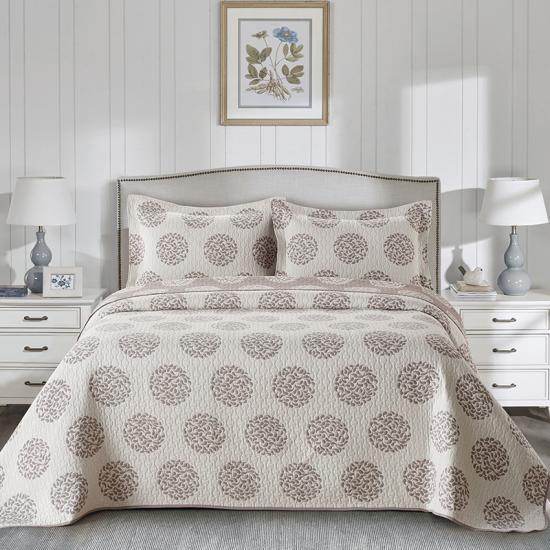 Set di biancheria da letto in jacquard grigio completo Queen cxmicrotex