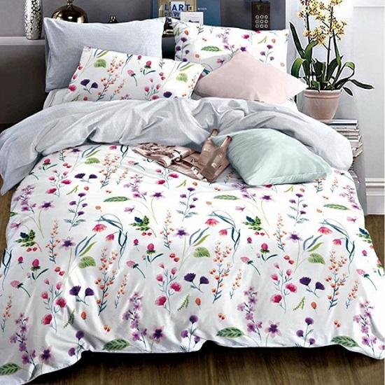 Stampa set di biancheria da letto floreale 2020