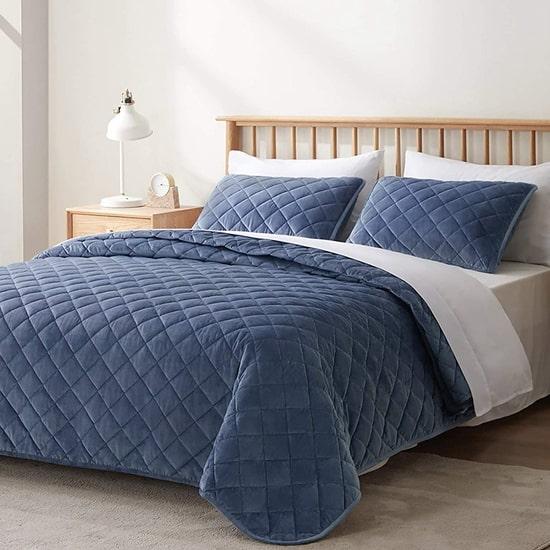 cxmicrotex Winter Bedding Collection Set copripiumino in velluto trapuntato geometrico unico